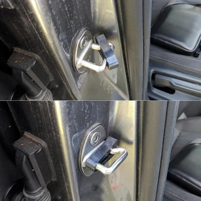 Amortisseur de serrure de porte joint d'amortissement absorbant les chocs pour VW Bora Caddy Golf Jetta Transporter Passat Polo Scirocco Tiguan Touareg Touran confort silencieux intérieur