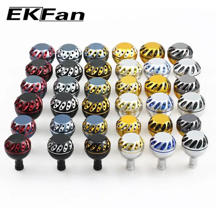 EKfan 30/35/38mm poignée de pêche bouton en métal pour DAI & SHI filature Baitcast moulinet pêche Ro