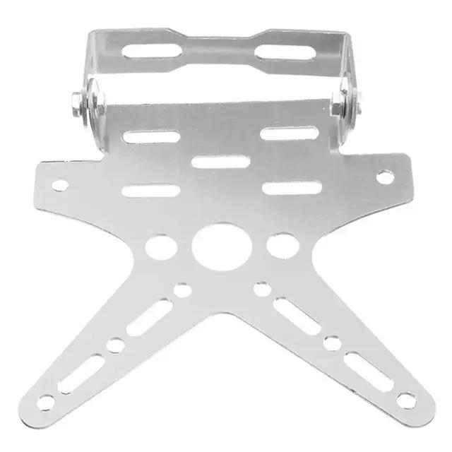 Support universel de plaque de planificateur de moto en alliage, support de plaque d'immatriculation
