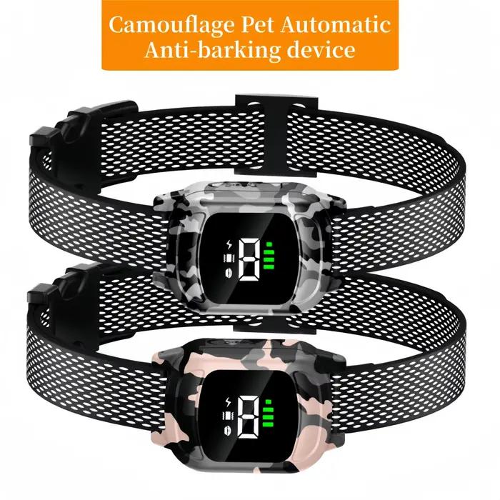 Collier de chien Anti-aboiement automatique de Camouflage