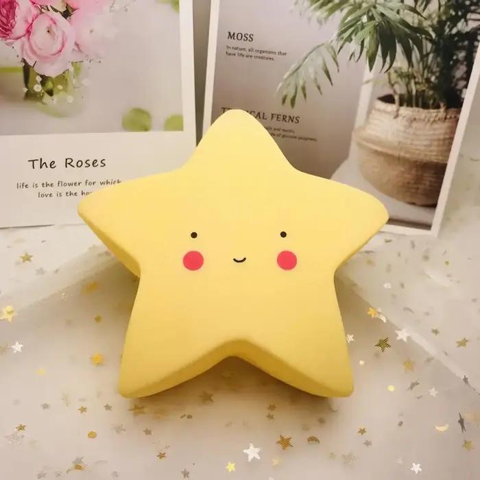LED Mini veilleuse dessin animé fantaisie étoile lune lampe de chevet bébé chambre décoration alimentation