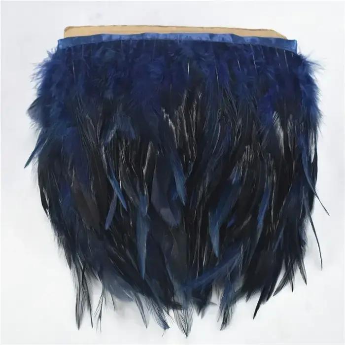 Garniture en plumes de faisan teintes pour vêtements et décorations diverses occasions création artisanale