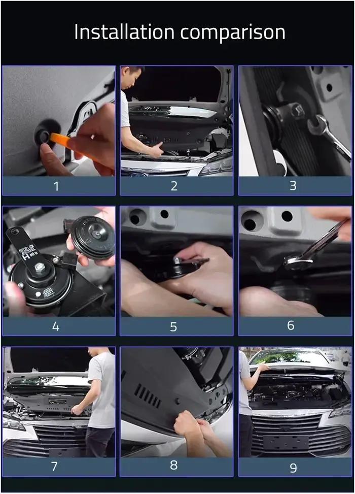 Pour Haval H6/H4/F5/F7/H7/F7X/H3/H5/Jolion/Dargo/H6S/H6 GT accessoires de klaxon de Type escargot de