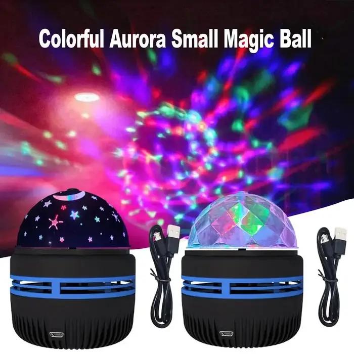 LED ciel étoilé lumières chambre veilleuses 5V USB décoration atmosphère projecteur lampe 360 ° Ro