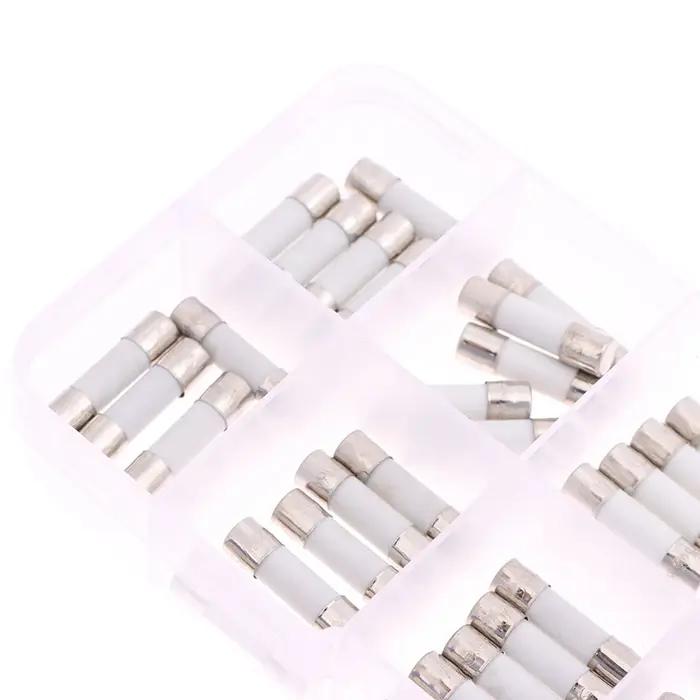 Cartouche de fusibles en céramique 100 pièces 5mm x 20mm pour sécurité domestique et professionnelle haute tension 250V