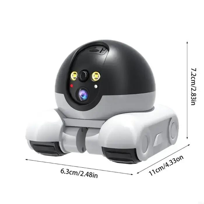 Caméra pour animaux compagnie tournante à 360 degrés avec fonction conversation bidirectionnelle caméras robot