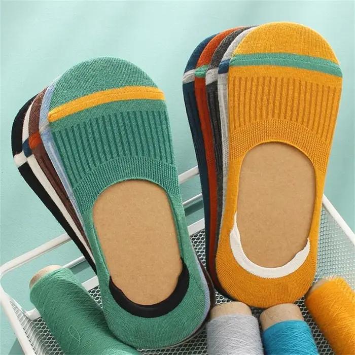 Lot 10 paires chaussettes bateau homme été invisibles - Antidérapantes coton pour chasse confortable