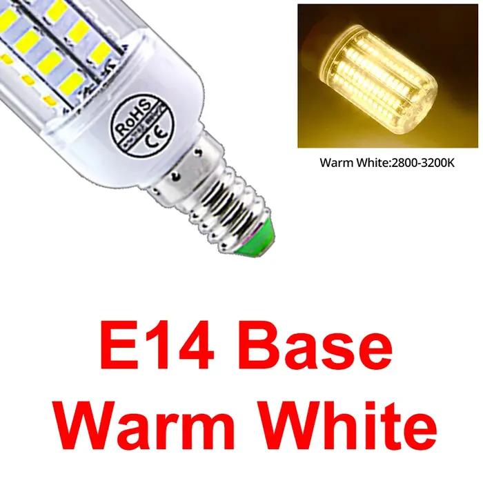 Ampoule LED épis de maïs AC 220V E14 E27 24 36 56 72 LED 5730SMD Lampada LED lustre domestique projecteur lampe halogène