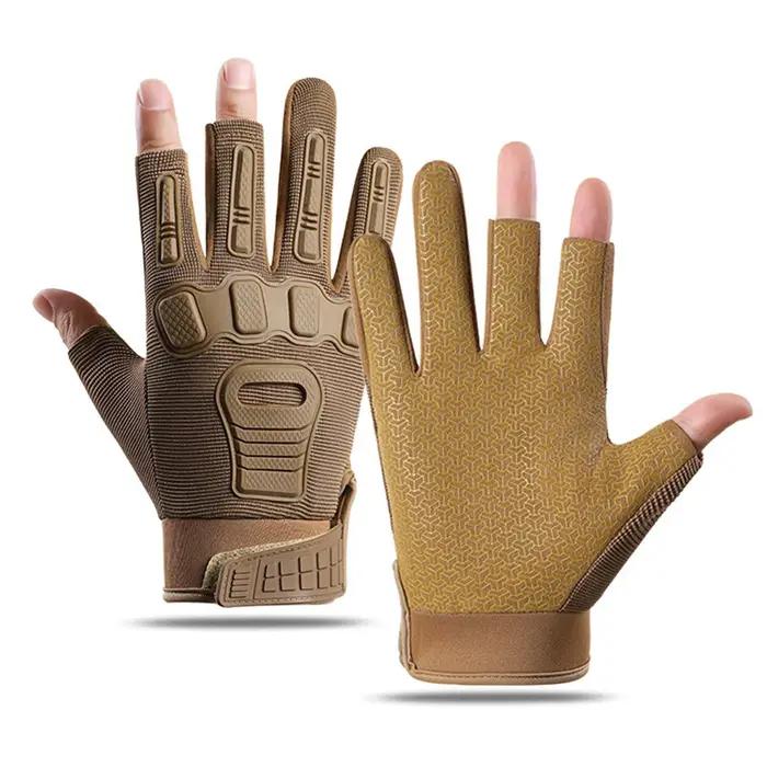 Gants tactiques unisexe en polyester tricoté pour sport et escalade en plein air, protection antidérapante, styles jaune noir vert, occasions spéciales pour femmes et hommes