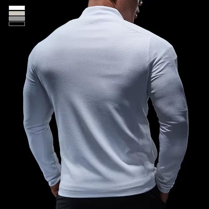 Vestes de sport à manches longues pour hommes, vêtements de sport de plein air, combinaisons de gym,
