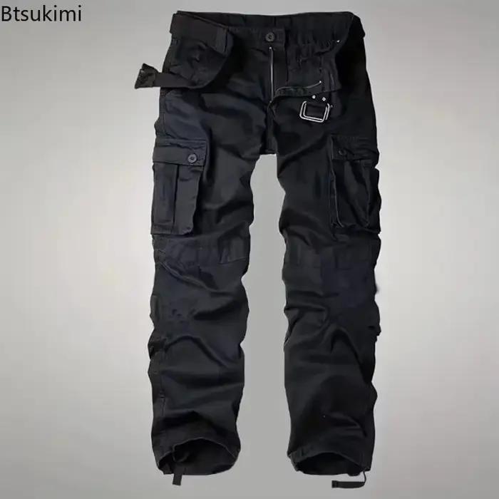 Pantalon cargo camouflage homme 2026 tactique chasse multi-poches coton pur extérieur