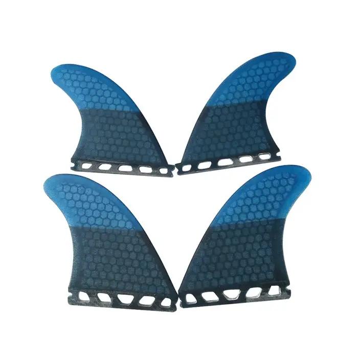 Ailerons de planche de surf UK2.1 Quad FINS UPSURF FUTURE, aileron latéral en carbone, design nid d'