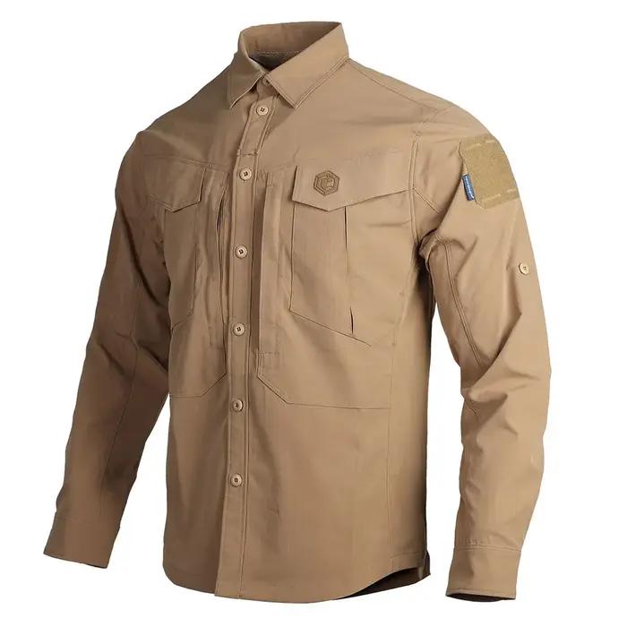 Emersongear bleu étiquette Persecutor chemise tactique hommes manches longues T-shirts hauts chasse formation randonnée