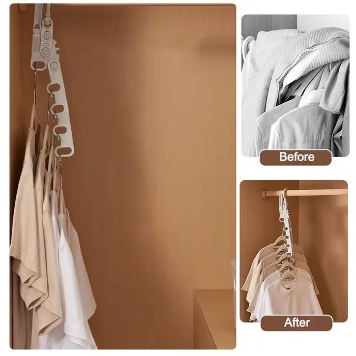 Nouveaux hôtels pliable vêtements support de séchage cinq trous multi-fonction