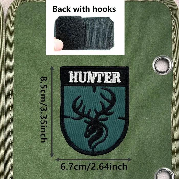 Patch brodé Wild Hunter Cerf et Sanglier