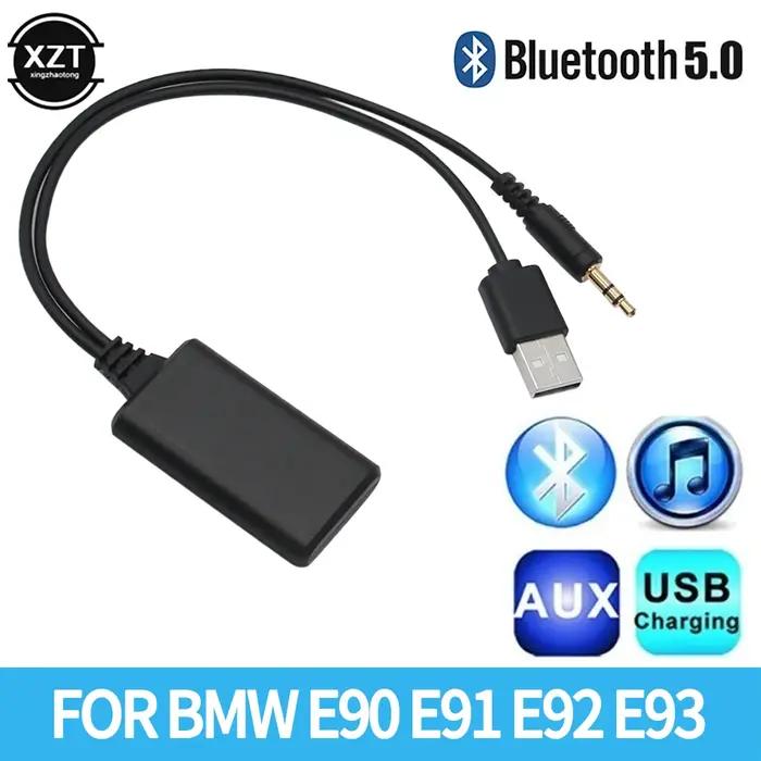 Récepteur Bluetooth pour autoradio, prise Jack 3.5mm, câble AUX-IN Aux, BT5.0, musique, adaptateur B
