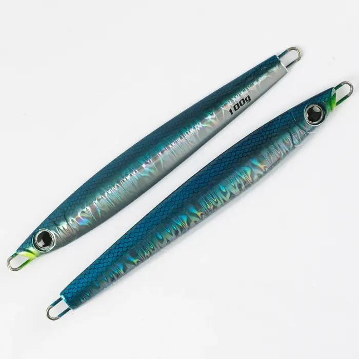 JIGGINGPRO 60g 80g 100g 130g 160g 200g Jig vertical métallique pour la pêche au jigging, leurres pou
