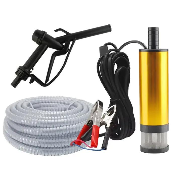 Pompe à huile électrique pour voiture, 38/51MM, 12V, pour pomper l'huile Diesel, pompe de transfert