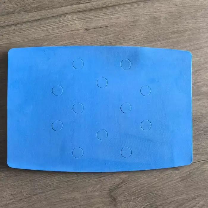 Tapis antidérapant bleu en EVA de qualité supérieure pour chaises de bain, bancs de douche, accessoi