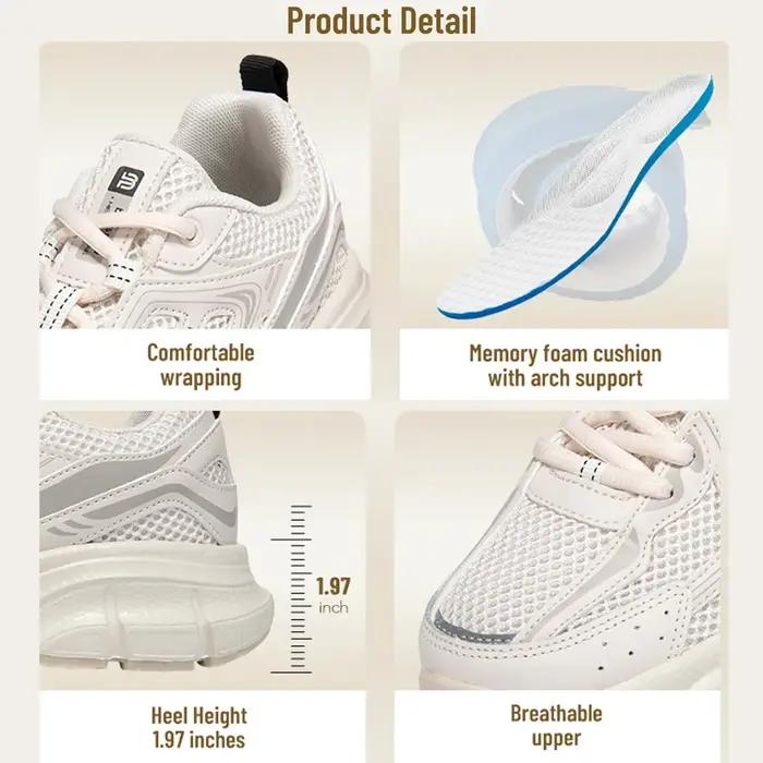 Baasploa femmes chaussures de sport en plein air léger respirant Jogging baskets femme décontracté m