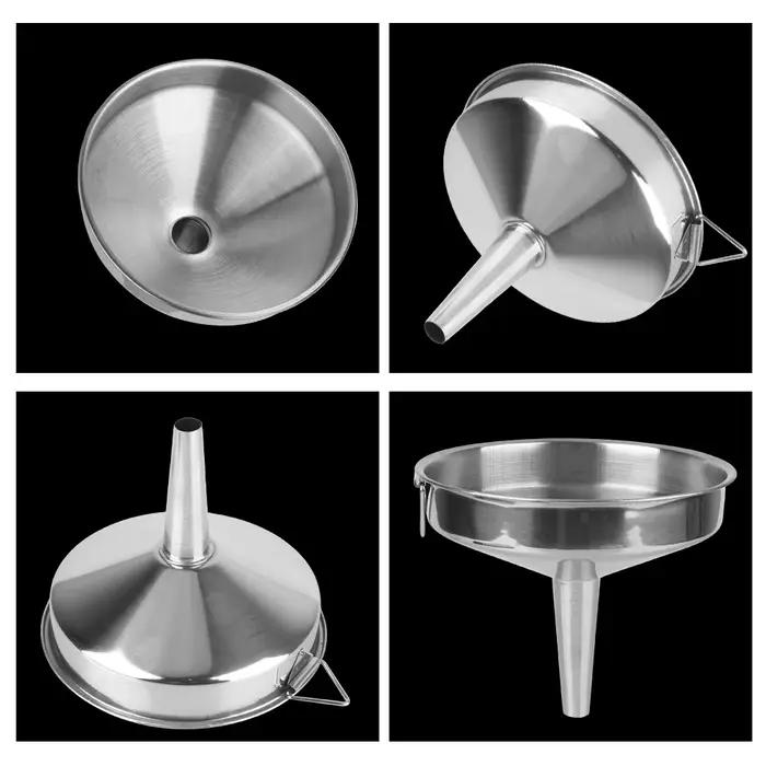 Entonnoir en acier inoxydable pour bar et cuisine élégant pour vin bière huile et sauces occasions spéciales femmes cadeau durable