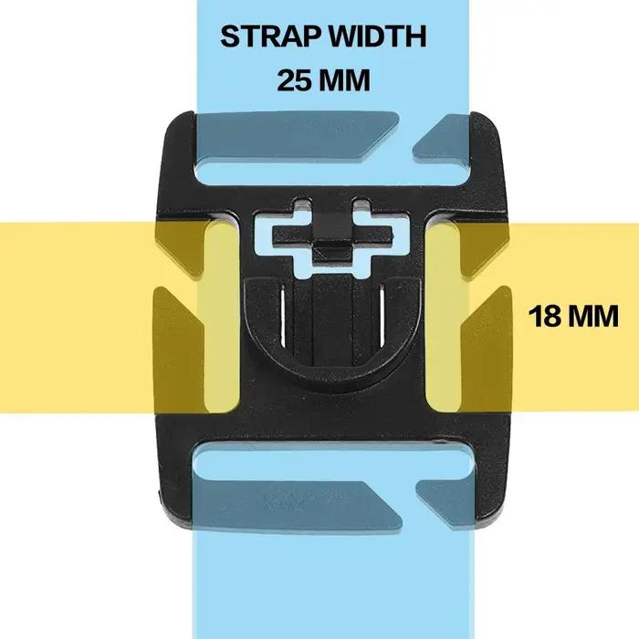 Lot de 4 mousquetons D tactiques rotatifs 360° pour fixation MOLLE sur sacs et équipements