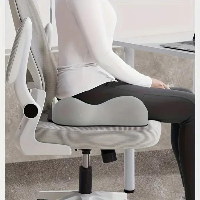  【Coussin de siège de bureau ergonomique】 oreiller de soutien lombaire en mousse à mémoire de forme 3 zones