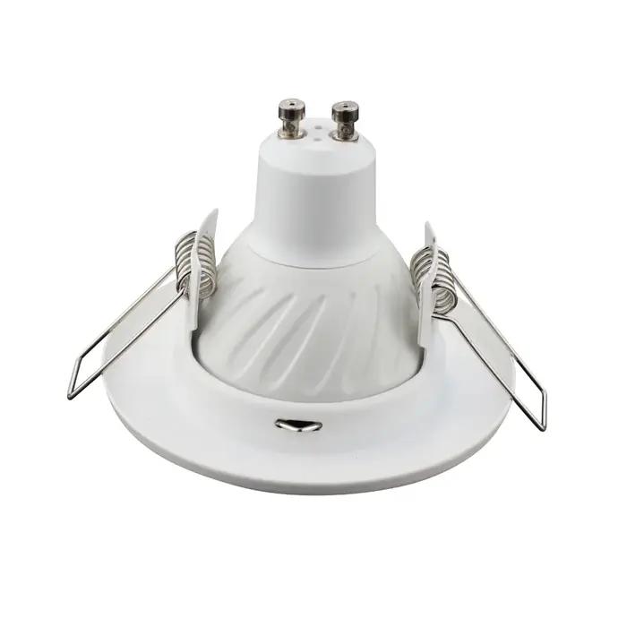 10 pièces vers le bas cadre luminaires encastrés LED plafonniers Downlight GU10 MR16 plafonniers lum