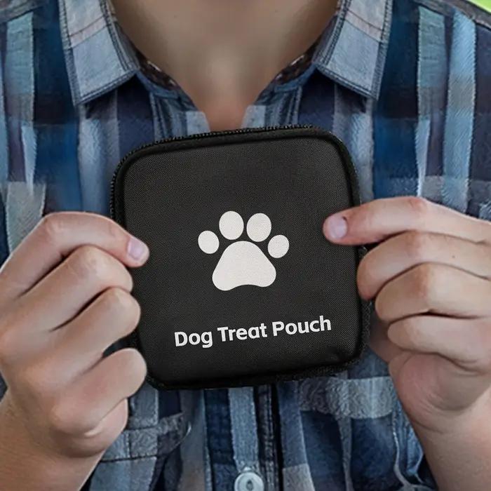 Sac à friandises pour chien en lin durable multifonctionnel pour entraînement et promenades quotidiennes occasions spéciales et cadeaux pour animaux de compagnie