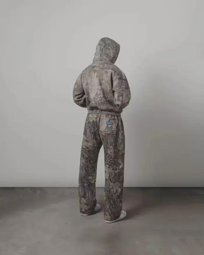 Pantalon baggy camouflage vintage sweatpants - Style streetwear chasse urbaine homme femme