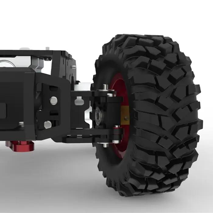 Châssis RC Ackerman avec moteur Robot voiture prenant en charge le système ROS et caméra de Sport pour Raspberry pour