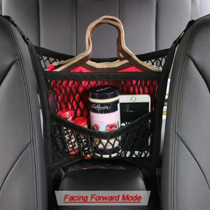 Filet de Protection d'isolation pour siège arrière de chien, clôture de voiture, filet de séparation de stockage élastique, Rail de sécurité, fournitures pour animaux de compagnie, accessoires automob