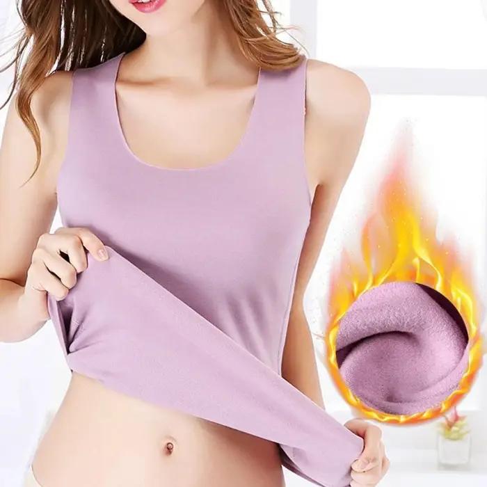 Sous-vêtement thermique glaThermo Lingerie pour femme, vêtements d'hiver confortables, haut chaud, vêtements intérieurs, chemise thermo, maillot de corps pour femme, nouveau
