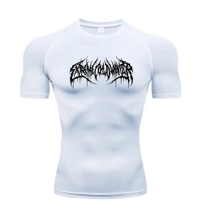 Sweat-shirt de Compression d'été à manches courtes pour hommes