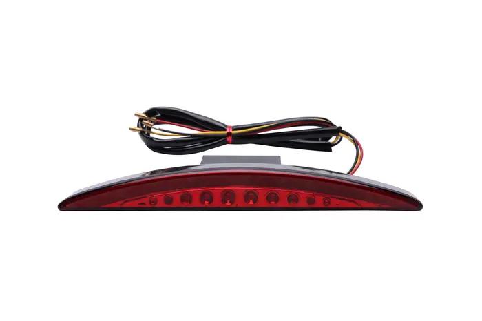 Feu arrière de frein à LED rouge pour vélo moto Touring Sportster XL 883 1200 Cafe Racer feu