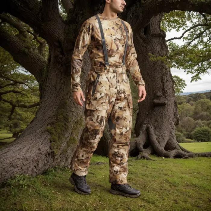 Pantalon de chasse hiver homme isolé combinaison camouflage pêche extérieur travail imperméable