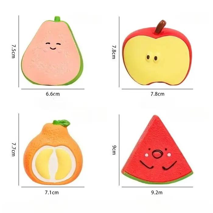 Jouet créatif en latex pour animaux de compagnie en forme de fruit