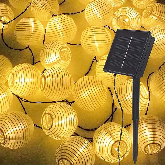 Lanterne solaire étanche pour décoration de jardin