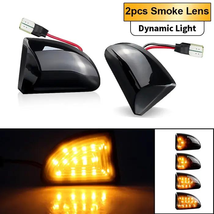 2x pour Mercedes Benz Smart Fortwo 451 MK1 & MKII 2007-2015 dynamique LED clignotants séquentiels clignotant côté répéte