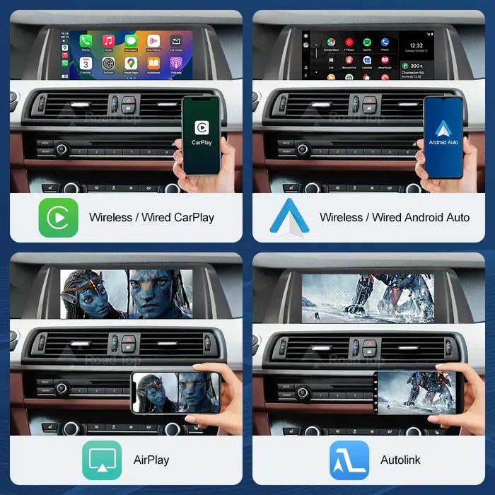 10.25 1920*720 affichage multimédia pour BMW série 5 F10 F11 2011-2017 CIC NBT écran tactile sans fi