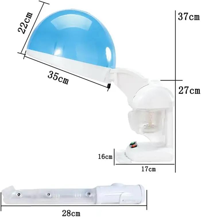 Casques cheveux chauffants appareil professionnel soins capillaires à l'ozone 480W vapeur visage multifonction Machine