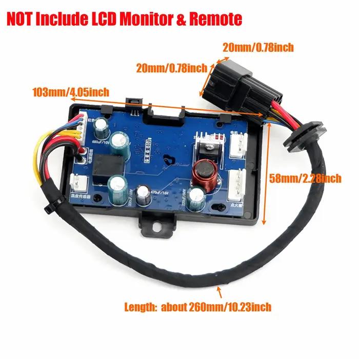 12V 24V 2KW 3KW 5KW 8KW Air Diesel chauffage LCD moniteur interrupteur panneau de commande carte mère à distance