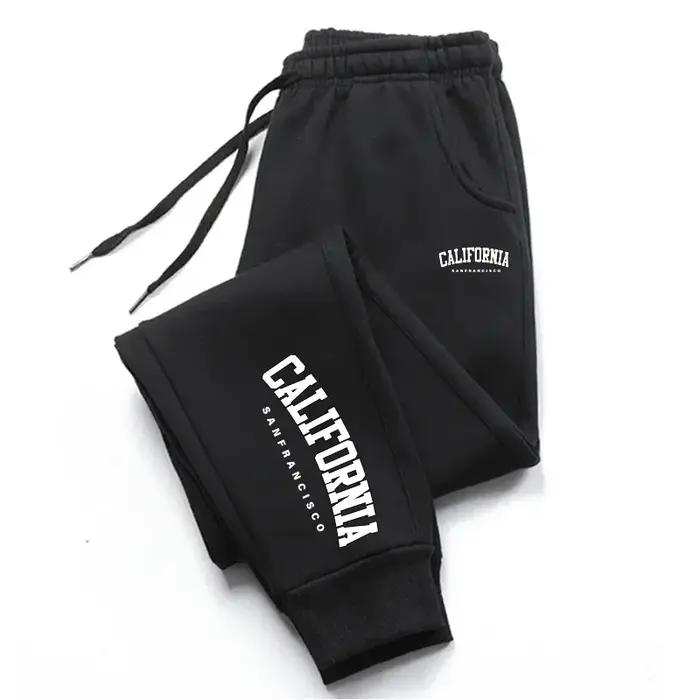 Pantalons de sport de Jogging pour hommes, pantalons de survêtement quotidiens, décontractés et poly