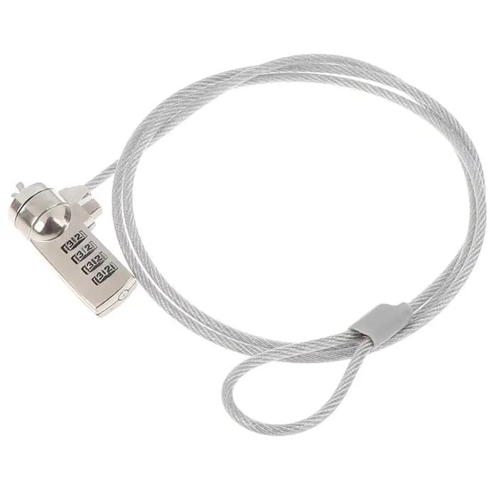 Chaîne antivol de verrouillage d'ordinateur de sécurité avec code à quatre chiffres pour protéger votre ordinateur portable et données précieuses lors des déplacements et en espaces publics