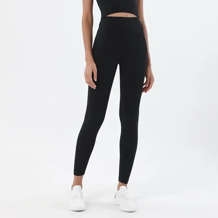SOISOU-Pantalon de yoga en nylon pour femme, leggings de gymnastique pour fille, collants de fitness