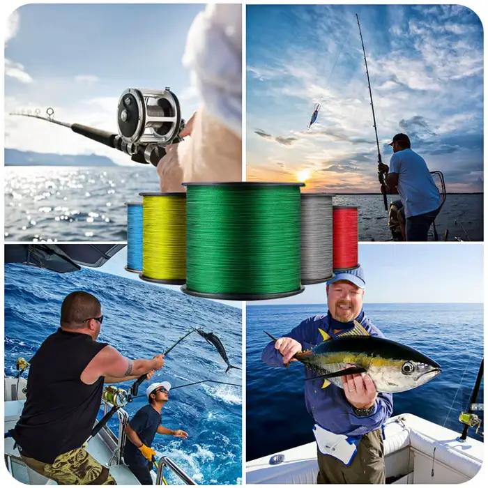 Warknife-Ligne de pêche tressée en PE pour eau salée, lisse, super durable, multi-messieurs, 8 fils,