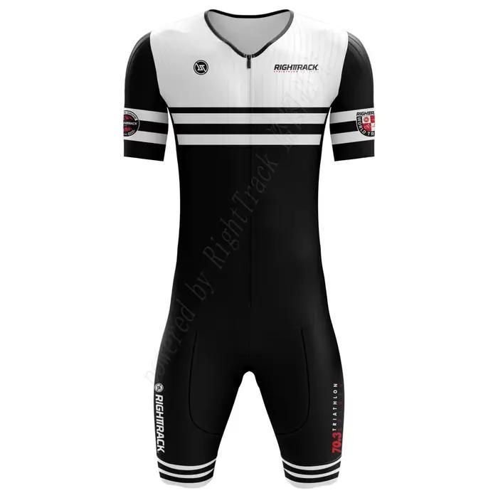 Nouveau Triathlon 70.3 Trisuit Champ du monde combinaison à manches courtes vêtements natation cycli