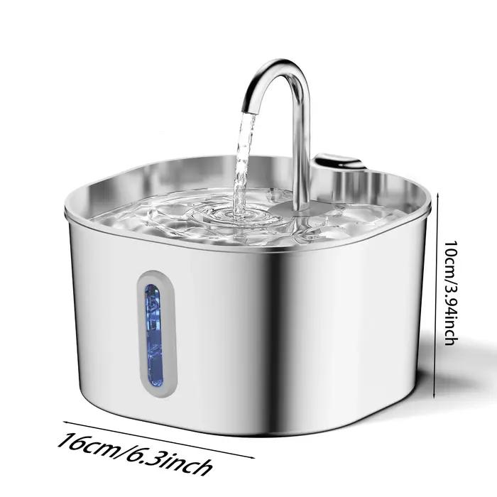 Fontaine d'eau ZYFeeder 2 litres pour chats et petits animaux de compagnie avec distributeur d'eau automatique et entretien facile pour occasions spéciales