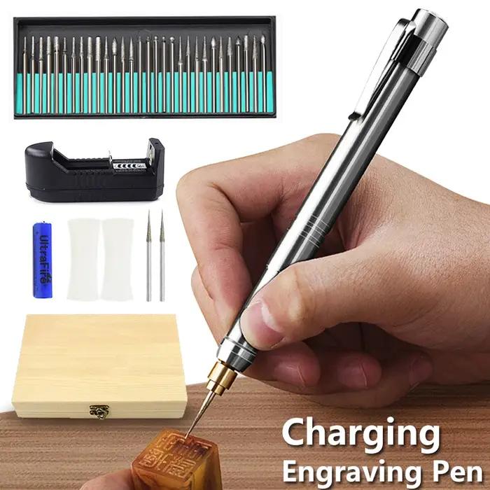 Graveur à Recharge sans fil 3.7V, stylo électrique, perceuse électrique pour la gravure, perceuses,
