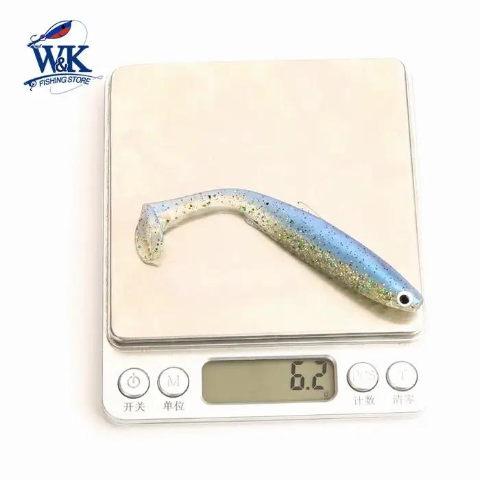 Leurre flottant souple avec queue de pagaie, appât Élidéal pour la pêche au brochet ou au sandre, 10